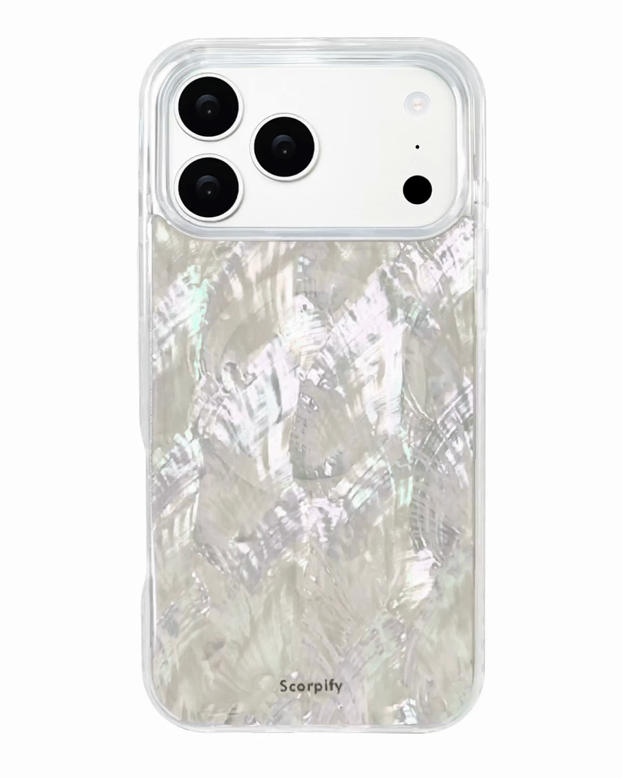 Natural Mother of Pearl MagSafe iPhone Case