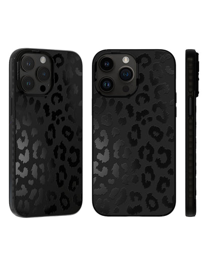 Black Leopard Magnetic iPhone Case