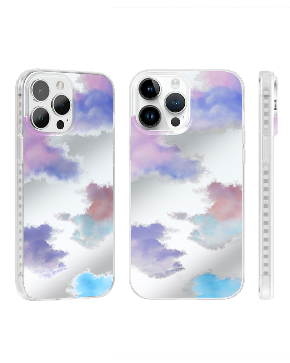 Colorful Clouds Mirror iPhone Case