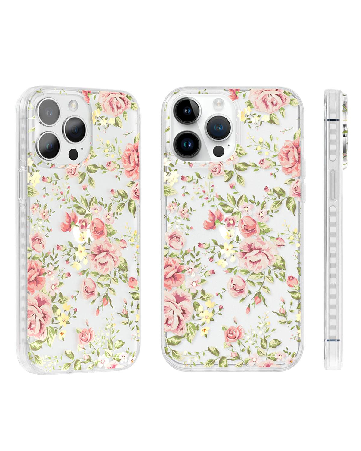 Chic Country Rose Phone Cover With Glossy Petal Detail