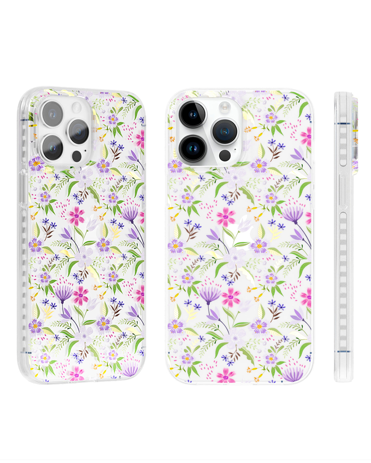 Purple Cherry Blossom iPhone Case