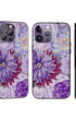 Purple Zinnia Floral iPhone Cover
