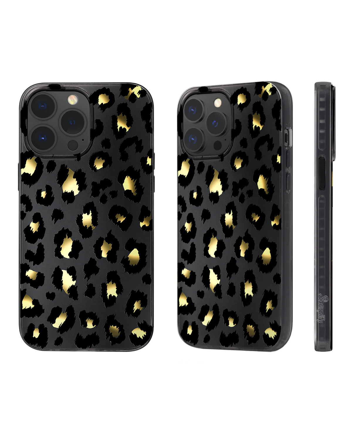 Gold Leopard Print Magnetic iPhone Case
