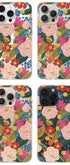 Trendy Camellia Blossom Phone Cover With Glossy Finish