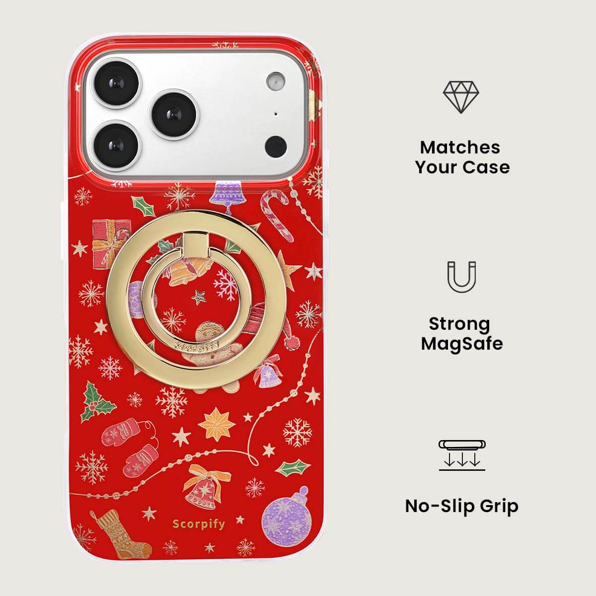 Auric Gold MagSafe Ring Holder