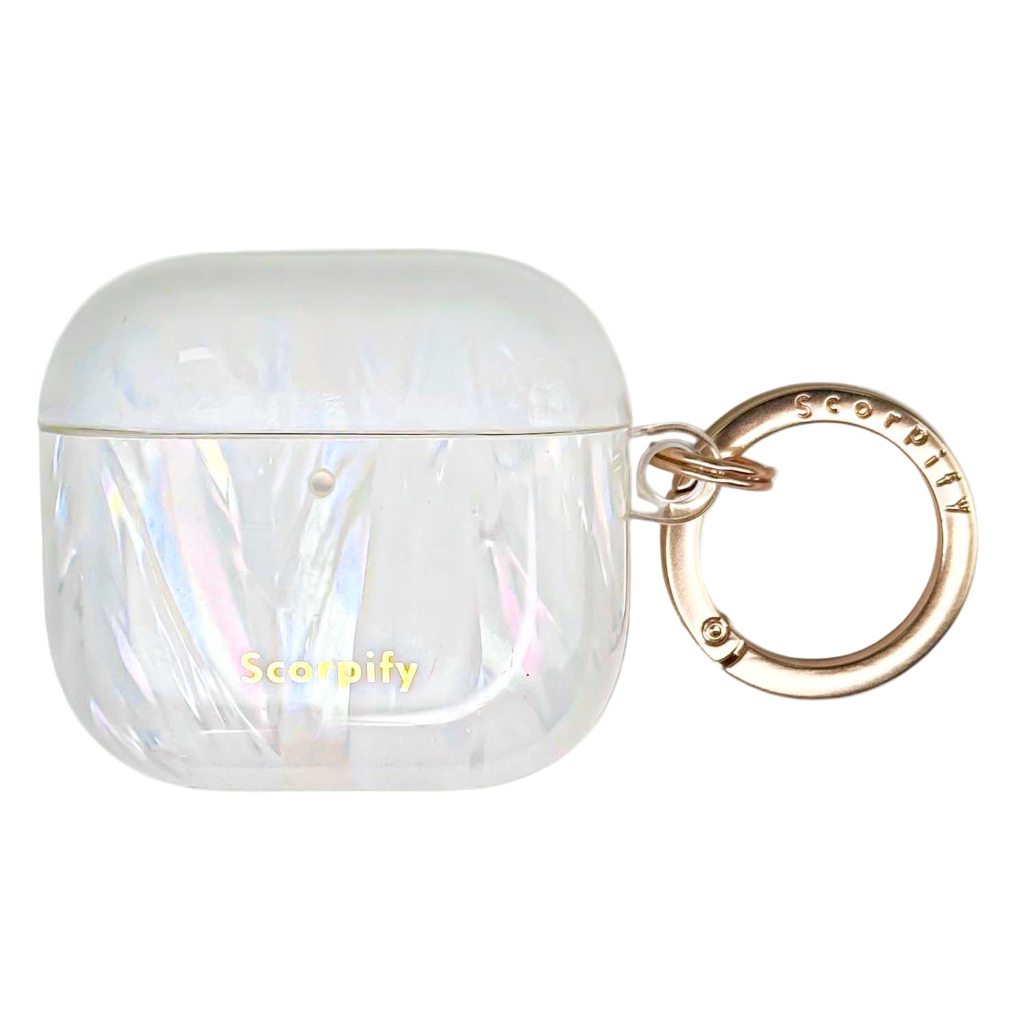 Aurora spine sparkle airpods case with radiant texture