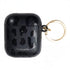 Airpods Case Highlighted By Black Matte Leopard