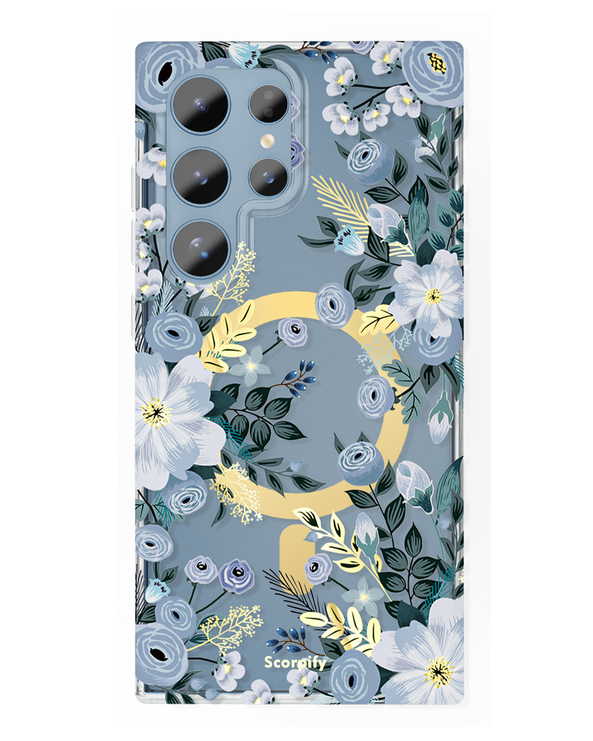 Blue Nemophila MagSafe Samsung Galaxy Case