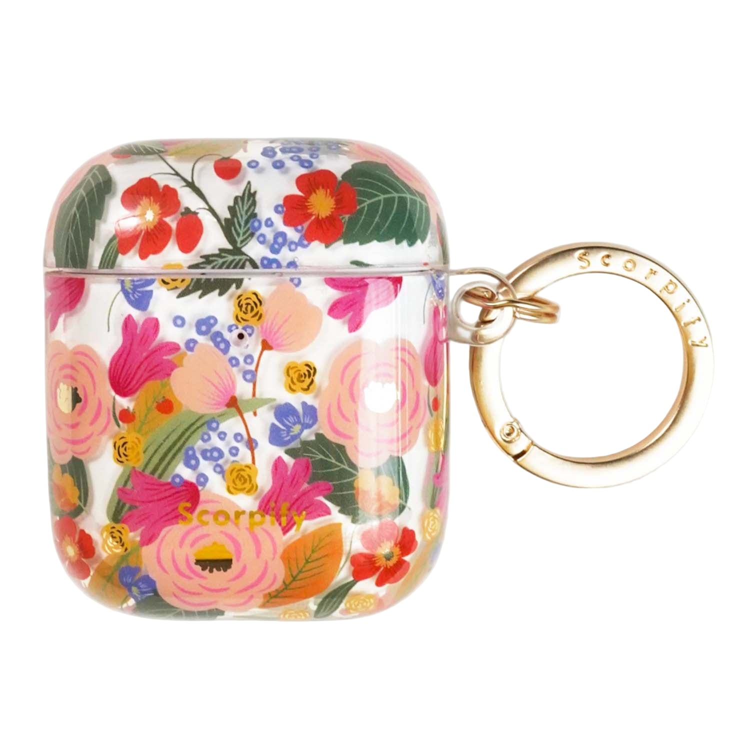 Silicone airpod case designed with refined floral elements