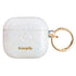 Colorful pearl sparkle airpods case with iridescent shine