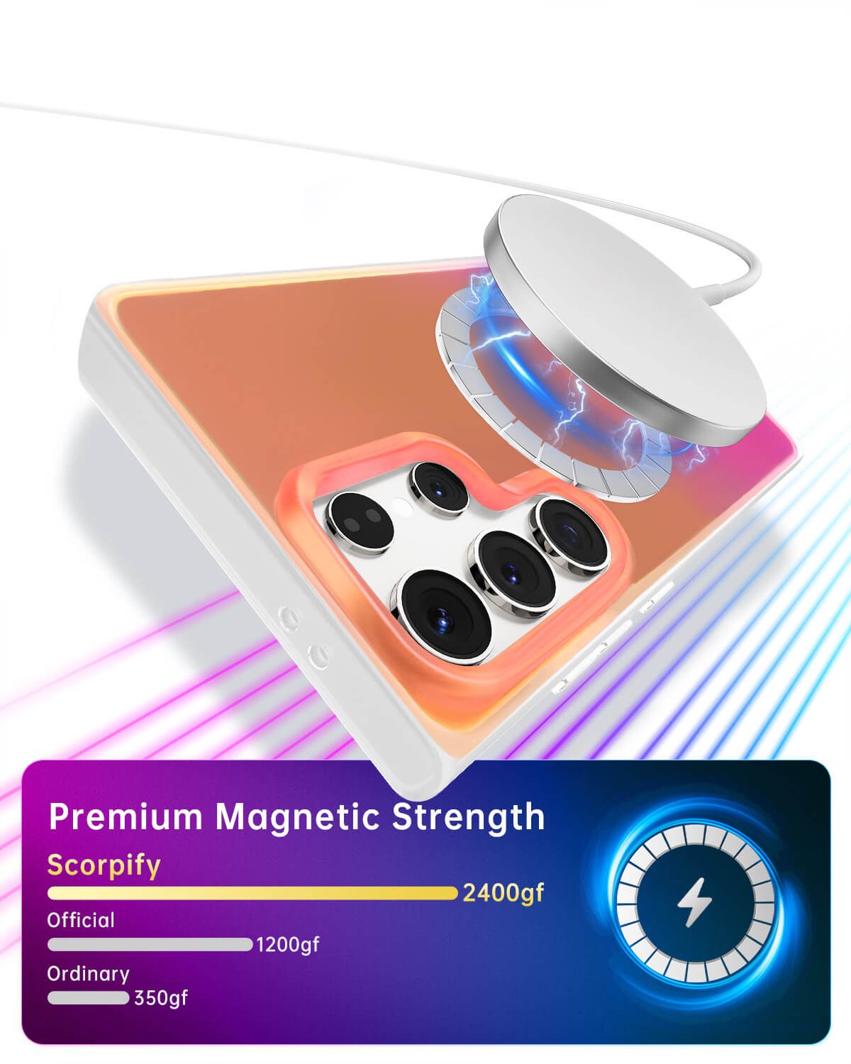 Gleam Cosmic Radiance TPU Samsung Galaxy Case