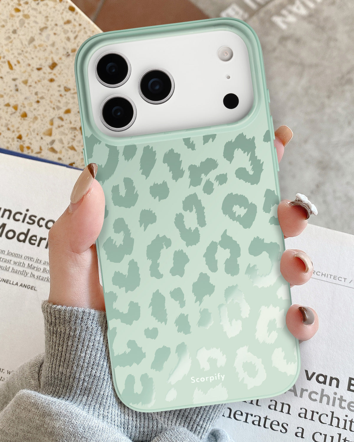Fog Leopard MagSafe iPhone Case