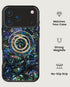 Modern magnetic phone ring inspired by abalone shell