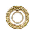 Glitter Gold MagSafe Grip Ring By Scorpify For Easy Handling