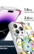 Colorful floral MagSafe phone cover with protection