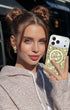 Trendy gold glitter phone case with dazzling texture