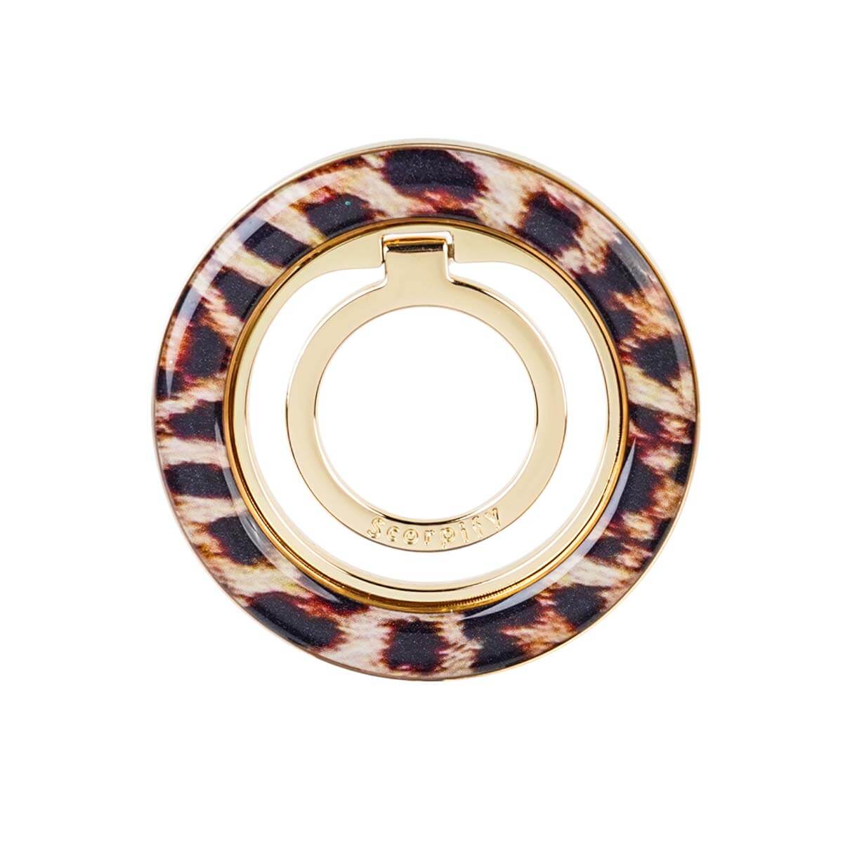 Leopard Fur Print MagSafe Ring Holder