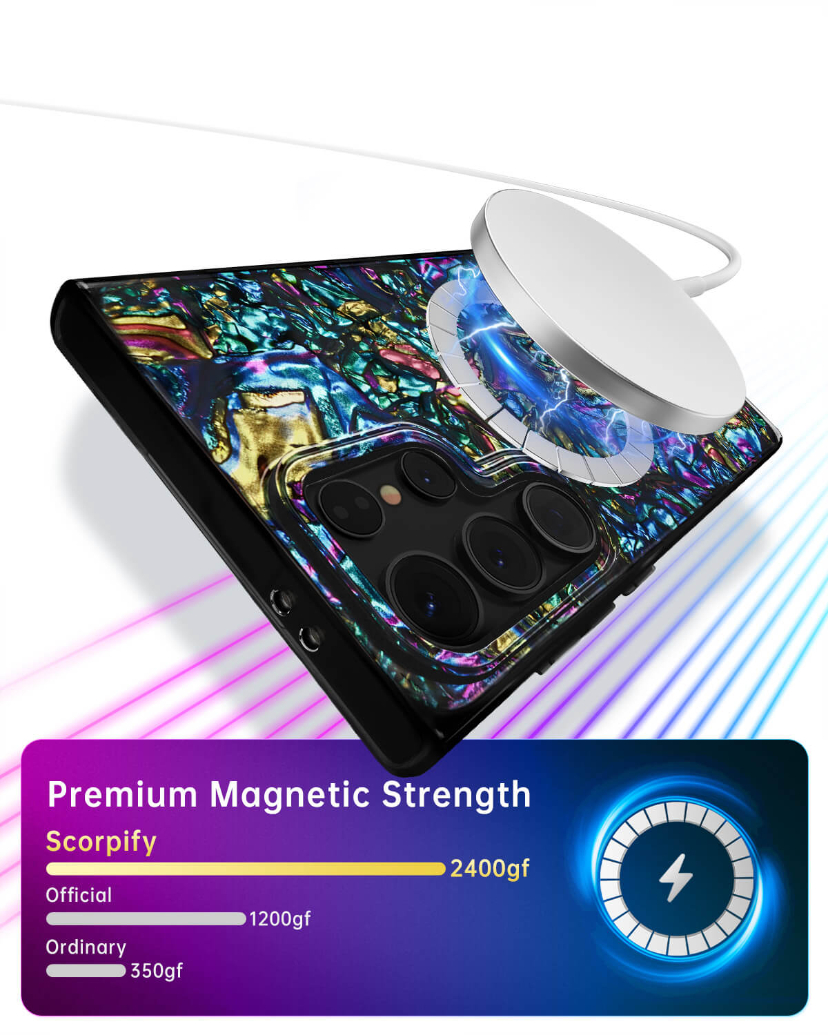 Slim Gleam Mystic Abalone Case for Samsung Galaxy