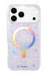 Portable opal glitter magnetic phone case