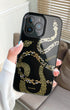 Trendy snake design magnetic phone case for iPhone