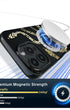 Snake pattern iPhone case with convenient charging