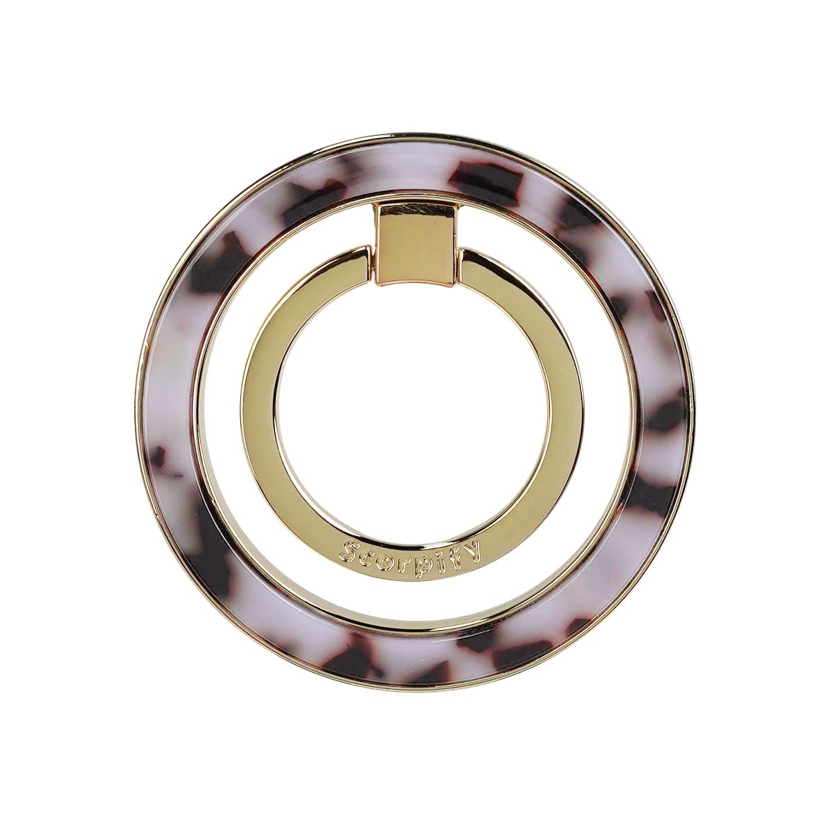 Scorpify Pink Tortoise Shell MagSafe Ring Holder