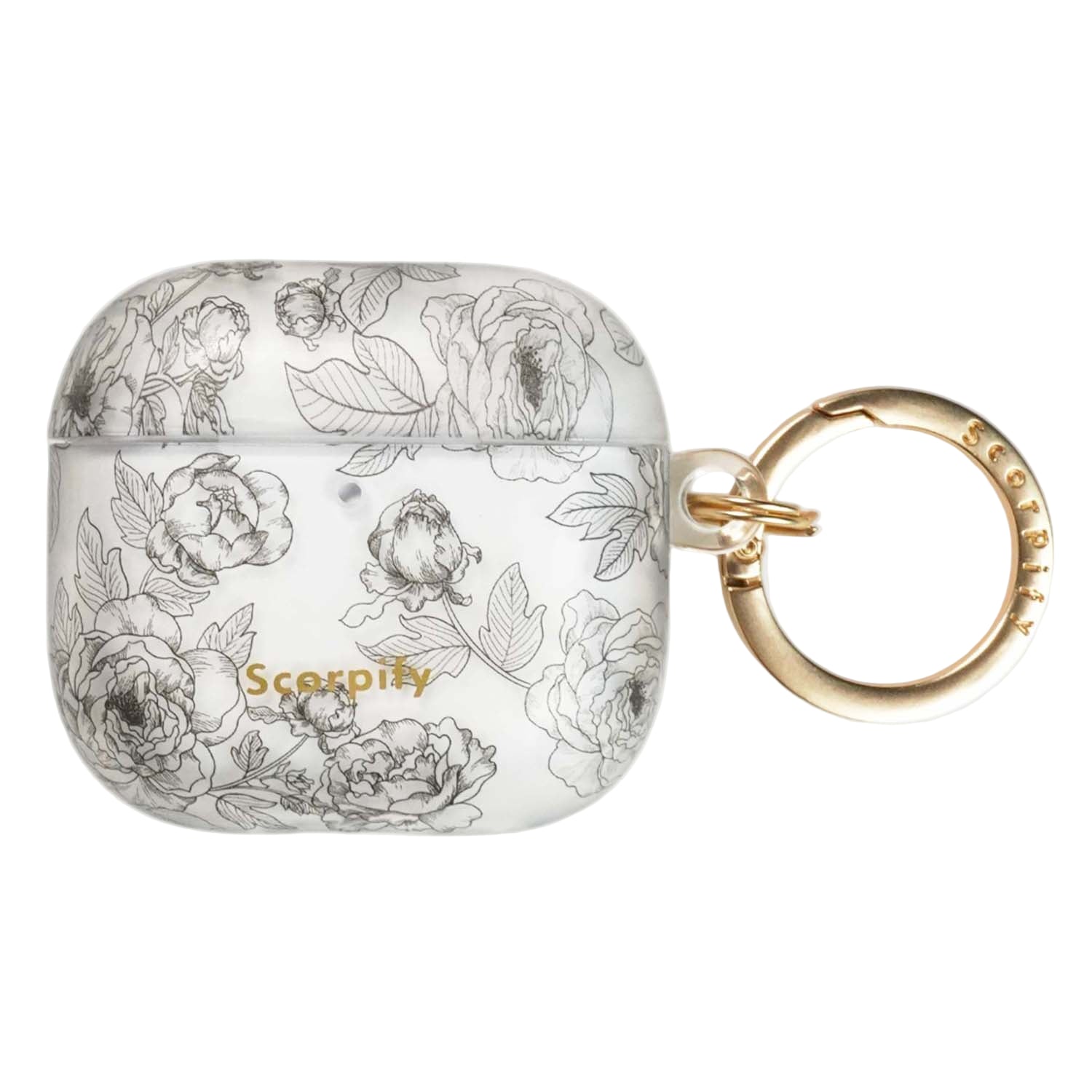 Queen of Flower floral airpods case with elegant blooms