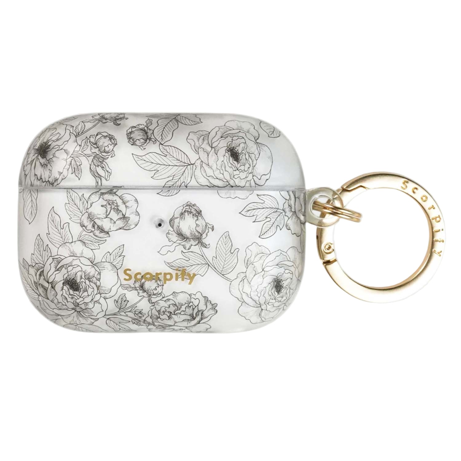 Cute airpod case showcasing a refined botanical pattern