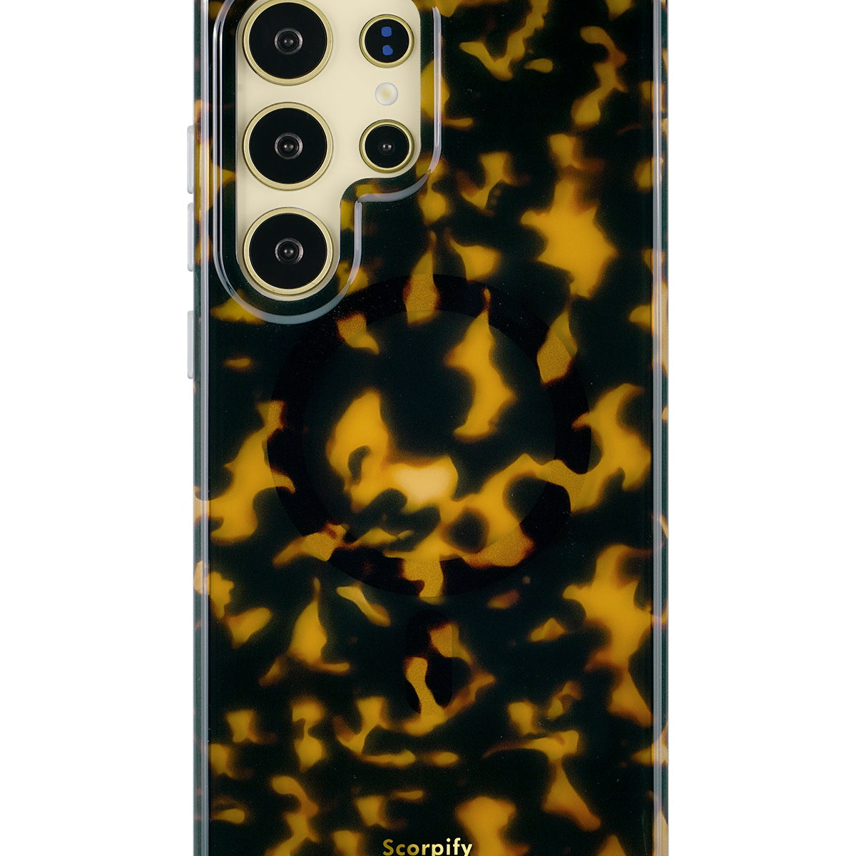Dark Brown Tortoise Shell MagSafe Samsung Galaxy Case