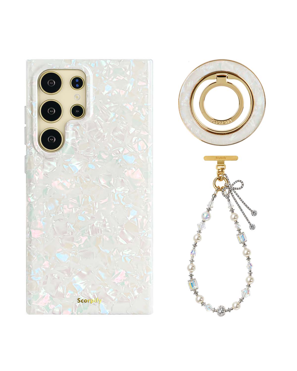 Colorful Pearl MagSafe Samsung Galaxy Case for Galaxy S24 Ultra and Galaxy S25 Ultra
