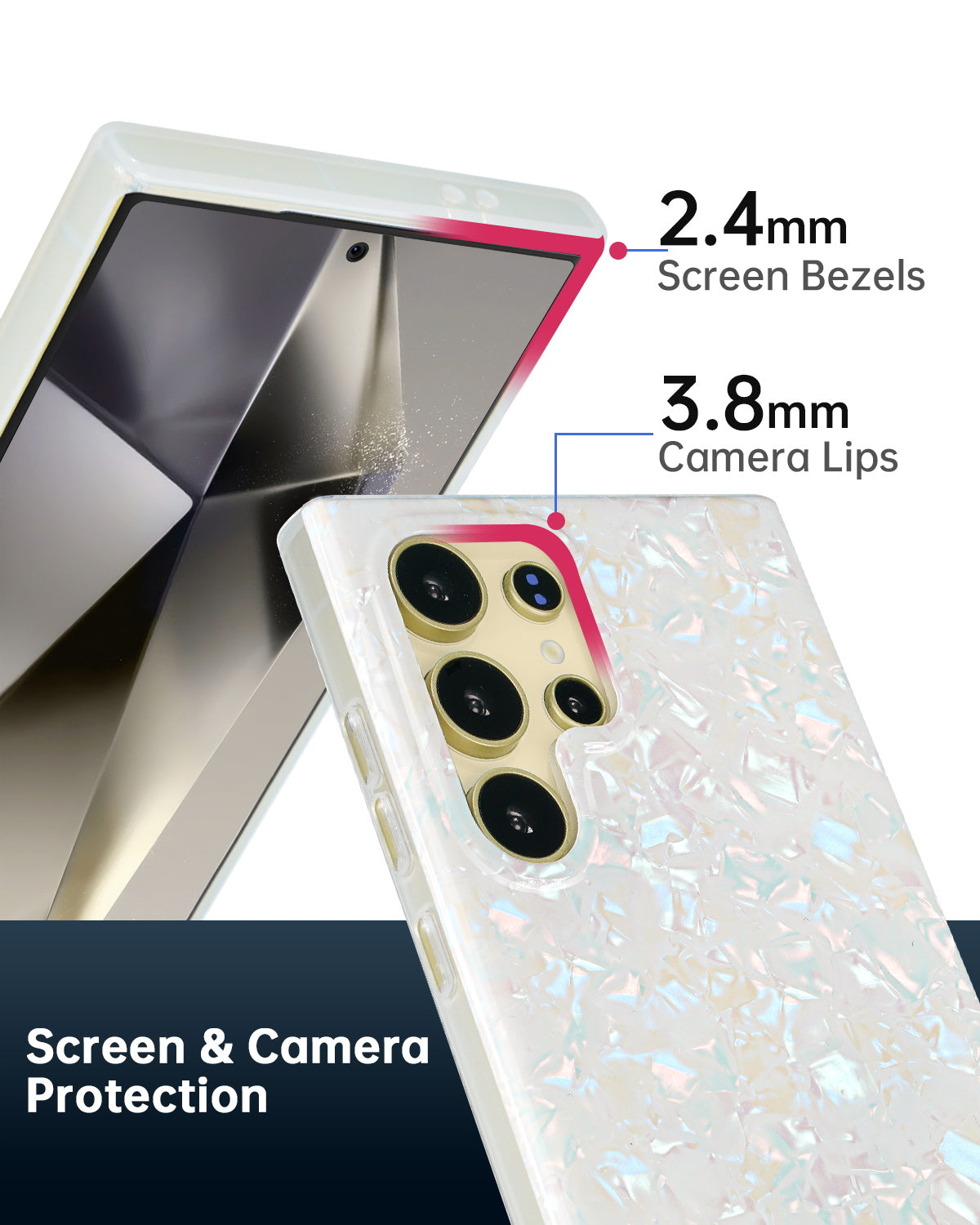 Colorful Pearl MagSafe Samsung Galaxy Case