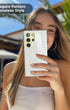 Women's pearl sparkly Samsung Galaxy case