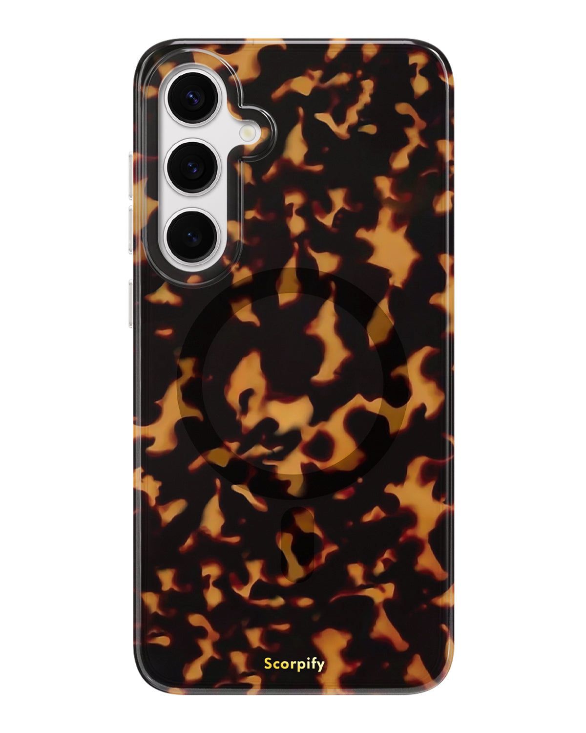 Dark Brown Tortoise Shell MagSafe Samsung Galaxy Case