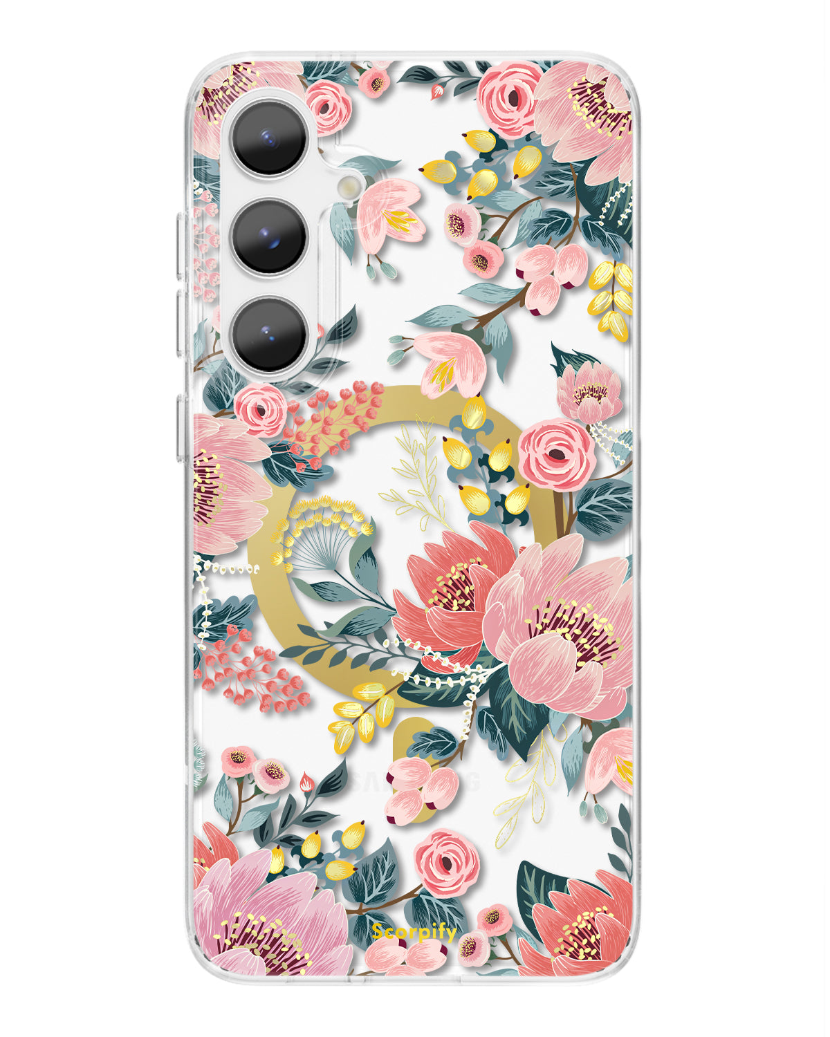 Pink Epiphyllum MagSafe Samsung Galaxy Case