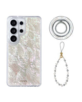 The Natural Mother of Pearl Edit — Samsung Case + Ring + Charm