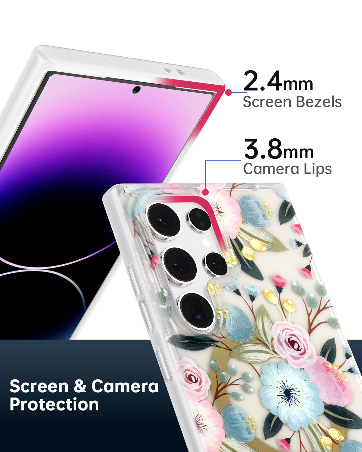 Hibiscus MagSafe Samsung Galaxy Case