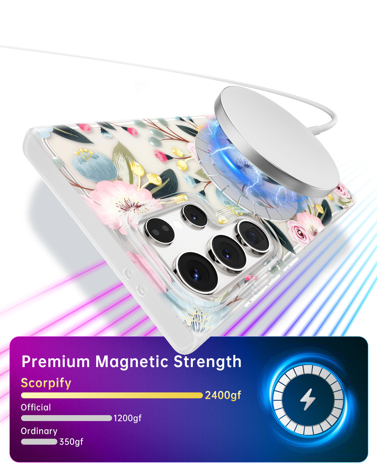 Hibiscus MagSafe Samsung Galaxy Case