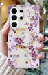 Purple Nemophila Samsung Phone Cover Clear