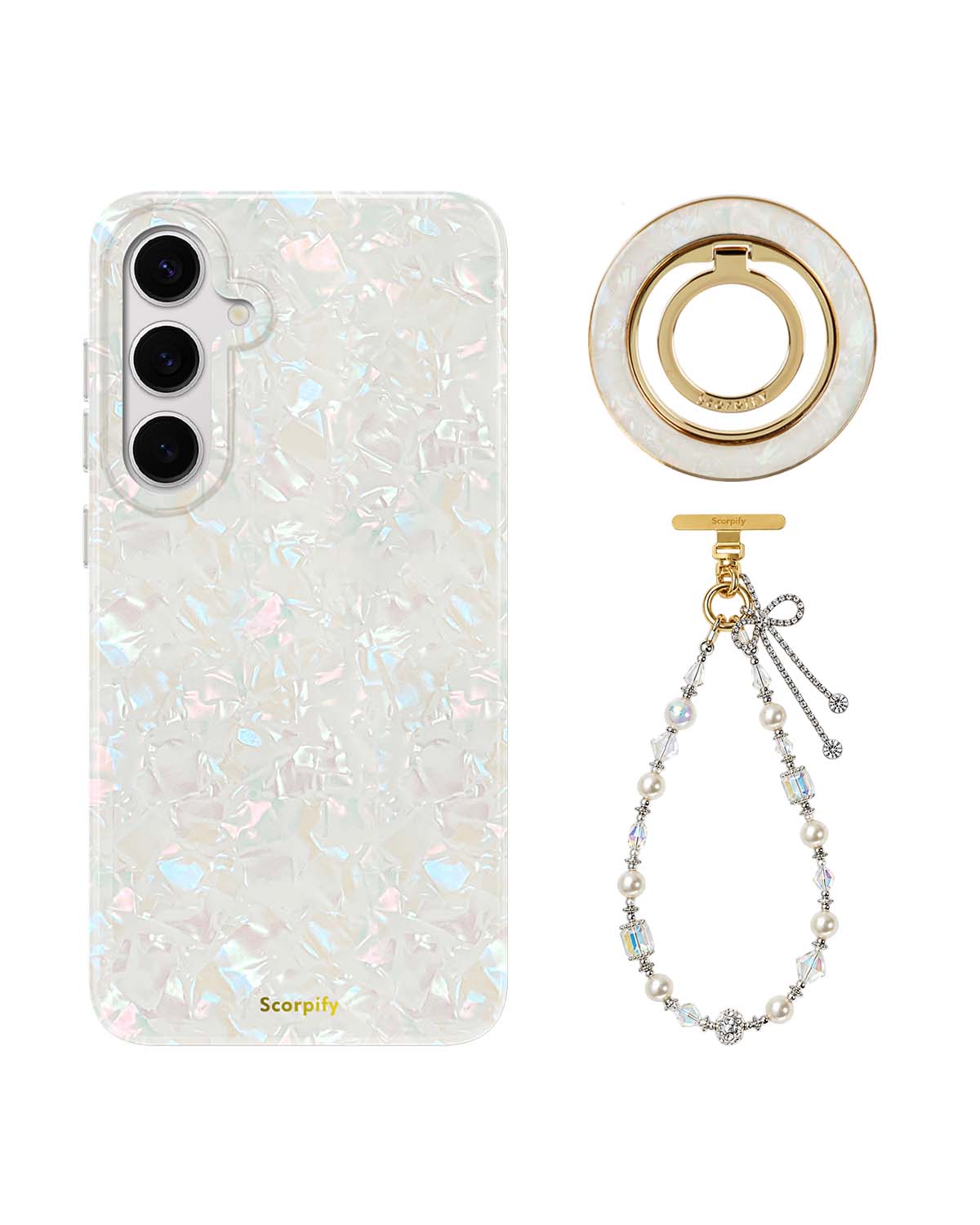 Colorful Pearl MagSafe Samsung Galaxy Case for Galaxy S26 Plus, Galaxy S26, Galaxy S25 Plus and Galaxy S25