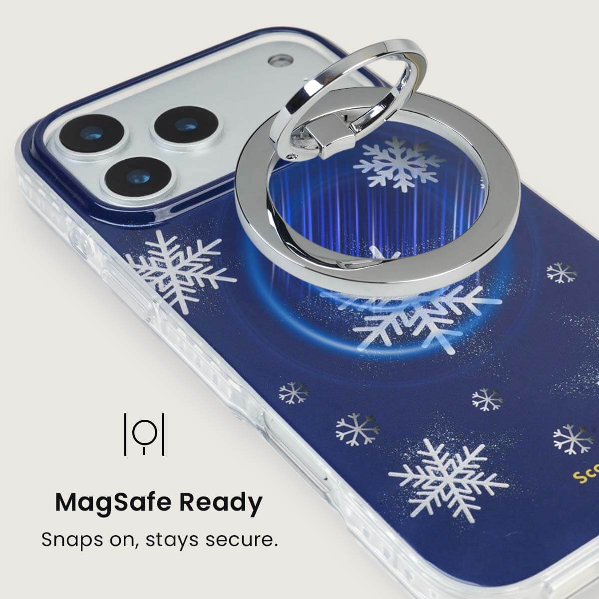 Stellar Silver MagSafe Ring Holder