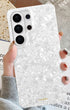 White Pearl Samsung Phone Cover MagSafe