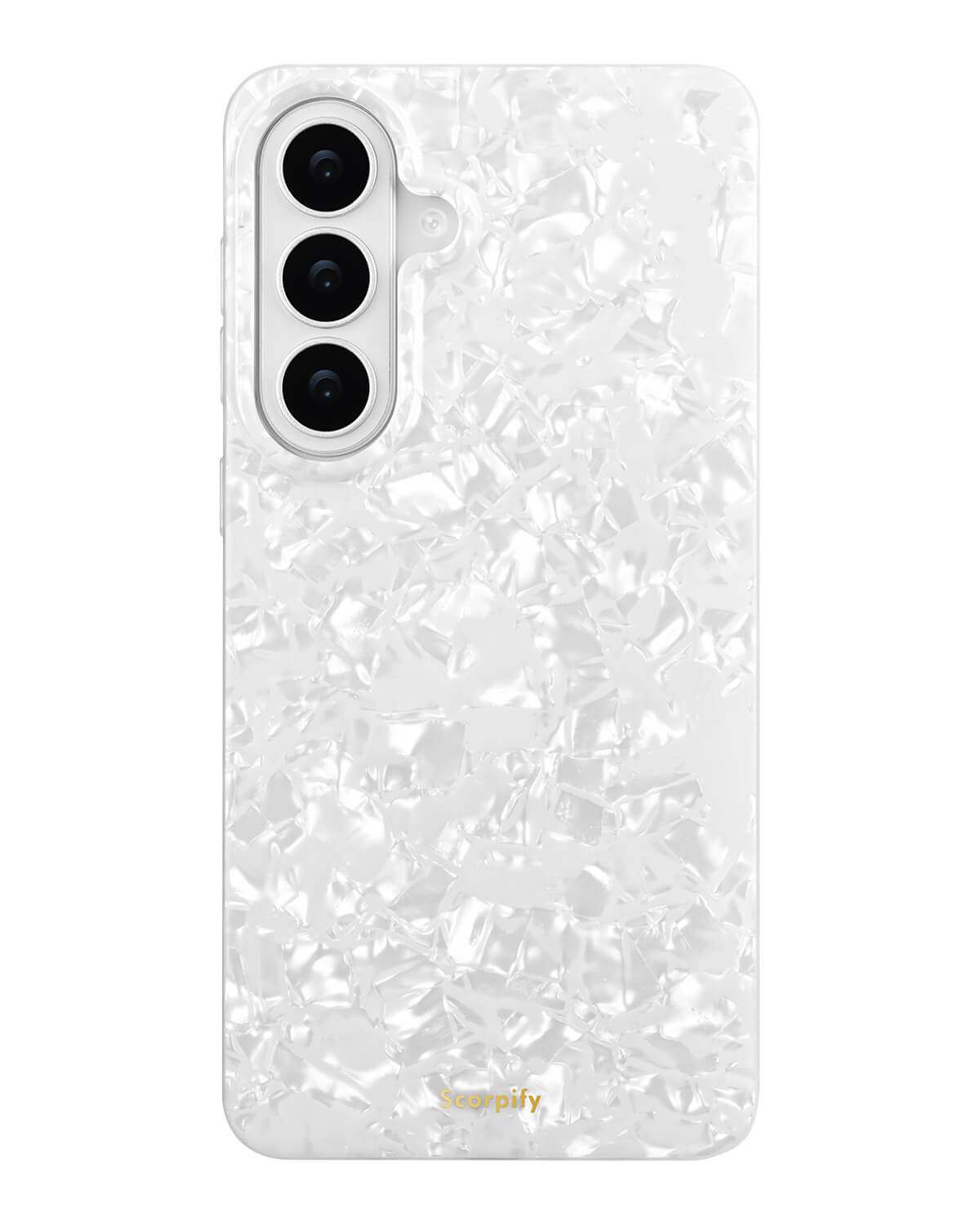 Slim White Pearl Case for Samsung Galaxy