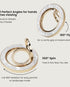 Finger Phone Holder With White Pearl By Scorpify