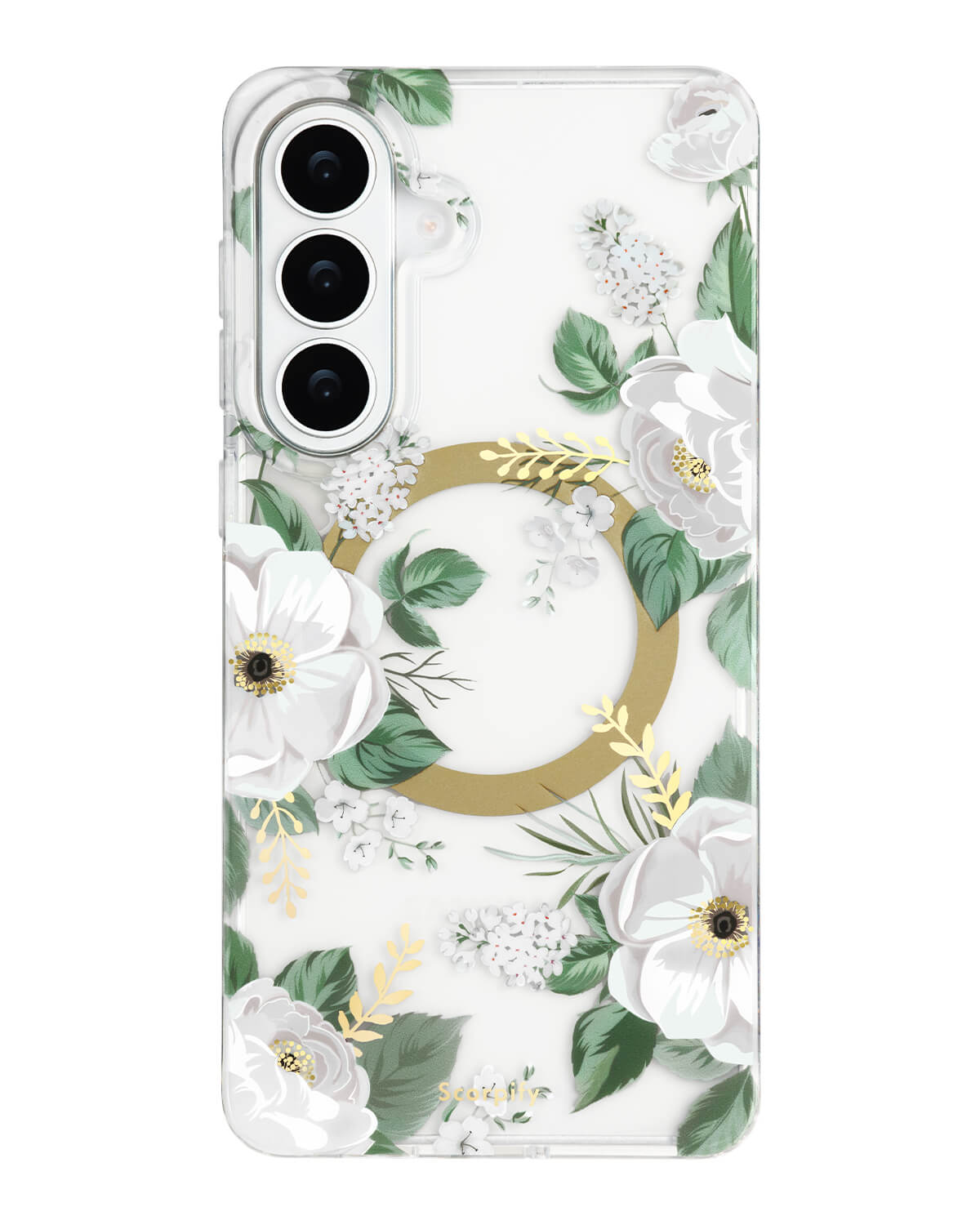 Slim White Rose Case for Samsung Galaxy