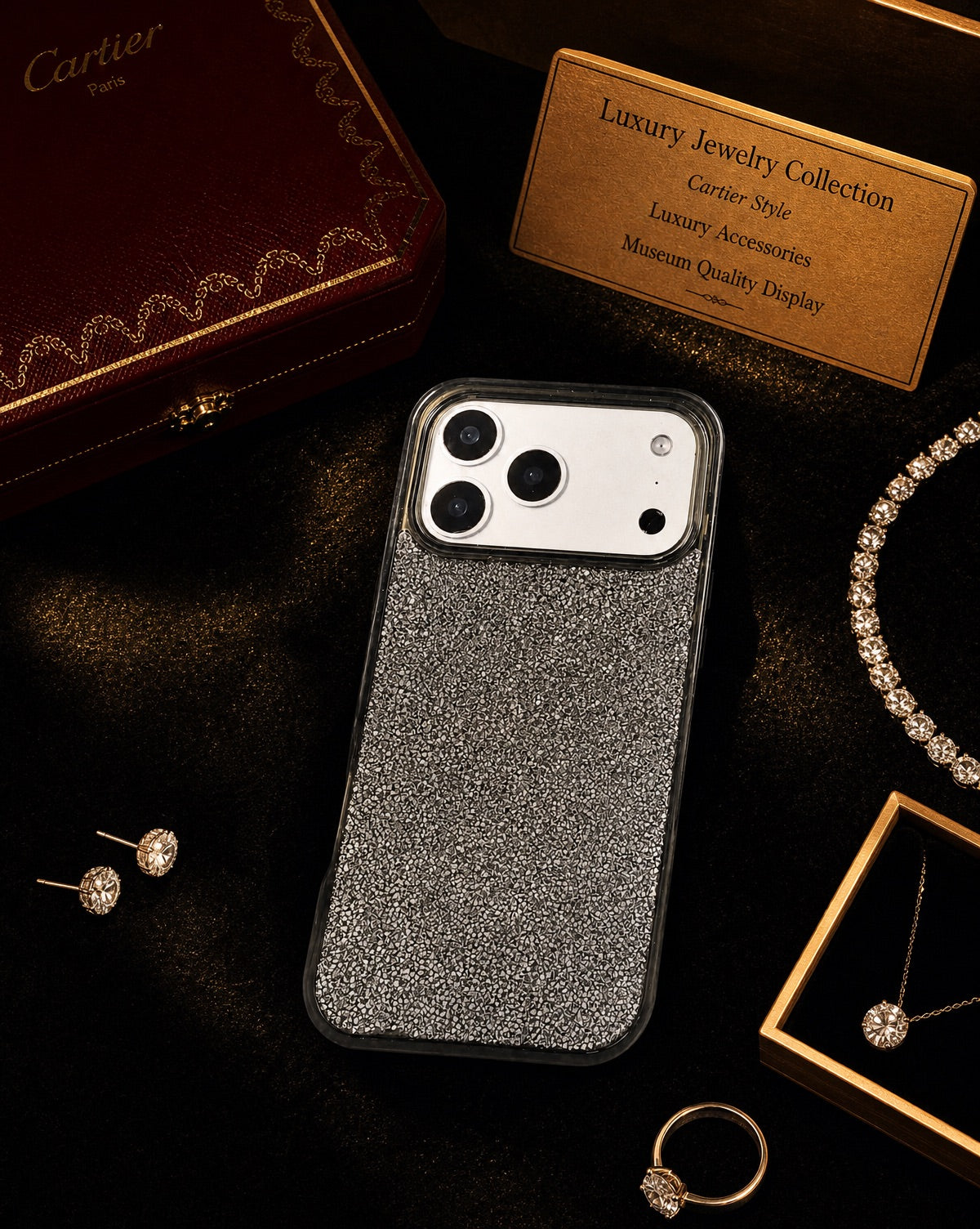 Lunar Crystal Radiance MagSafe iPhone Case