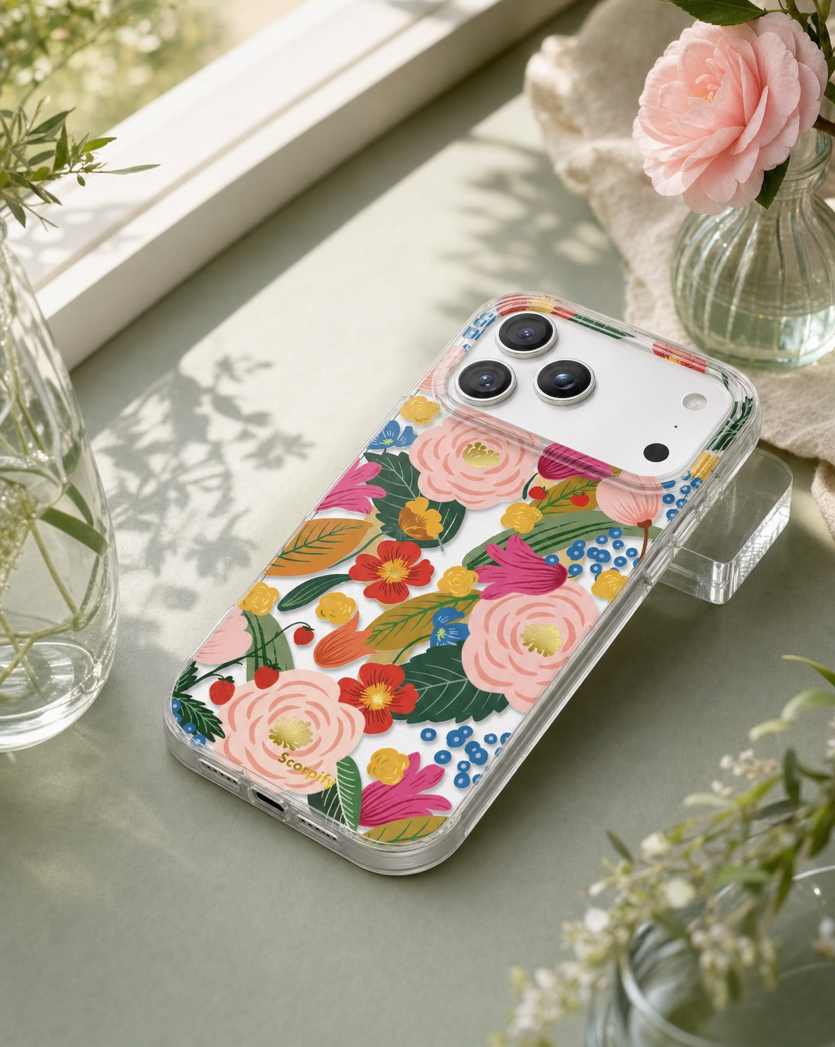 Camellia Blossom MagSafe iPhone Case