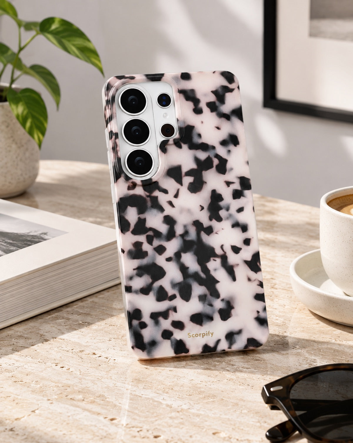 Pink Tortoise Shell MagSafe Samsung Galaxy Case