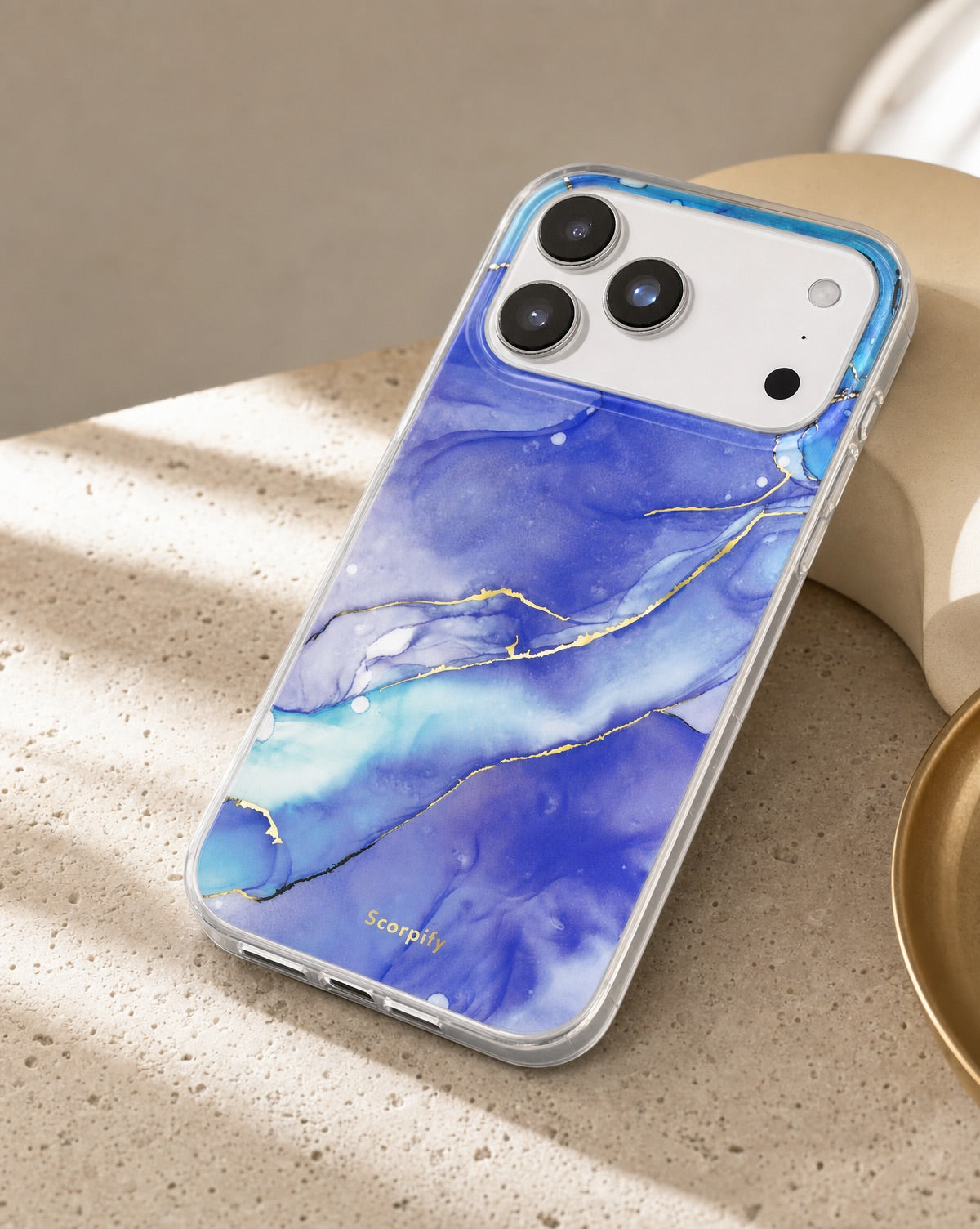Fantasy Blue Marble MagSafe iPhone Case