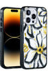 Scorpify Black floral iPhone case - iPhone 15 Pro Max