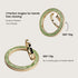 Refined magsafe grip ring with muted leopard pattern